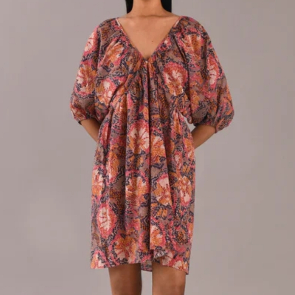NWT Chufy Olivia Mini Dress in Lacar Brown